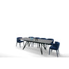 Modrest Bobby - Modern Black Ceramic Extendable Dining Table