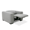 Divani Casa Bode Modern Grey Fabric Recliner Chair Model VGMB-R211-P1-CHR-M31