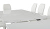 Modrest Bono "T" - Modern White Extendable Dining Table 