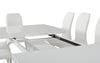 Modrest Bono "T" - Modern White Extendable Dining Table 