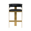 Modrest Boswell - Modern Black + Matte Gold Barstool