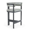 Modrest Boswell Modern Grey Faux Leather & Black Counter Chair Model VGRH-RHS-CS-158-GRYBLK