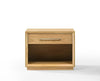 Nova Domus Santa Barbara - Modern Grey Fabric + Natural Bedroom Set