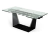 Modrest Bronwin - Modern Black Glass Extendable Dining Table