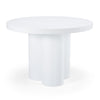 Modrest Bruni - Modern White Concrete Round Dining Table