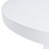 Modrest Bruni - Modern White Concrete Round Dining Table
