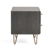 Modrest Bryan - Modern Grey Nightstand