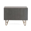 Modrest Bryan - Modern Grey Nightstand
