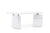 Modrest Stanford Modern White Office Desk Model VGVCBT022-WHT