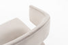 Modrest Calvo Modern Off White Velvet & Brass Dining Chair Model VGVCB897A-OWHT