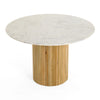 Modrest - Cambridge White Marble & Mango Round Dining Table