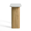 Modrest - Cambridge White Marble & Mango Console Table