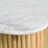 Modrest - Cambridge White Marble & Mango Console Table