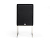 A&X Carla - Modern Black Leatherette Dining Chair (Set of 2)
