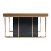 Nova Domus Cartier Modern Black & Rosegold Coffee Table