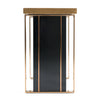 Nova Domus Cartier Modern Black & Rosegold Console Table
