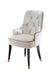 A&X Larissa Modern Cream Dining Chair