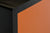 A&X Talin Modern Black Crocodile & Rosegold Buffet Model VGUN106-180-CROC