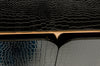 A&X Talin Modern Black Crocodile & Rosegold Buffet