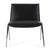 Modrest Cedric Modern Black Vegan Leather Accent Chair Model VGFU-F2313-BLK