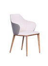 Modrest Megan Modern Beige & Grey Dining Chair Model VGCSCH17117-1