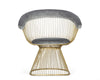 Modrest Chandler Modern Grey Velvet & Gold Dining Chair Model VGZAY007-GRY