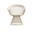 Modrest Chandler Modern Beige Velvet & Gold Dining Chair Model VGZAY007-BEI-DC