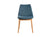 Modrest Chrissy Modern Blue Fabric Dining Chair (Set Of 2) Model VGTSBLOOM-BLUE-DC