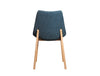 Modrest Chrissy Modern Blue Fabric Dining Chair (Set Of 2) Model VGTSBLOOM-BLUE-DC