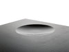 A&X Grand Modern Black Crocodile Lacquer Coffee Table with 2 Drawers