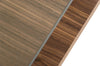 Modrest Clarion Mid-Century Walnut and Glass Coffee Table
