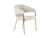 Modrest Claudine Modern Light Grey Fabric & Antique Brass Dining Chair Model VGGAGA-6214CH-1-LTGRY-4