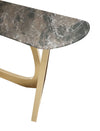 Modrest Colton - Glam Brown & Gold Console Table