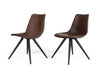 Modrest Condor Modern Brown Dining Chair (Set Of 2) Model VGEWF3218BA