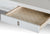 A&X Congress Transitional White Crocodile Office Desk Model VGUNAS706-150-WHT