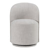 Modrest Correa Modern Light Grey Fabric Swivel Dining Chair Model VGKK-KF.Y1179-LTGRY