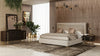 Modrest Moontide Modern Smoked Ash & Gold Nightstand
