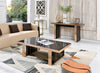 Nova Domus Cartier Modern Black & Rosegold Console Table