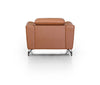 Divani Casa Danis Modern Cognac Leather Brown Chair Model VGBNS-1803-BRN-CH