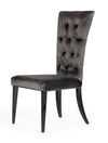 Modrest Darley Modern Grey Velvet Dining Chair Set Of 2 Model VGZAY623-GRY