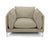 Divani Casa Harvest Modern Taupe Full Leather Chair Model VGKKKF2627-TP-CH
