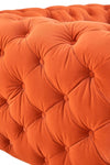 Divani Casa Delilah Modern Orange Fabric Chair Model VGCA1546-ORG-A-CH