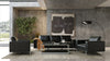 Divani Casa Schmidt Modern Black Leather Chair Model VGKK-KF.7020-CHR-BLK