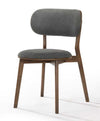 Modrest Donald Modern Dark Grey & Walnut Dining Chair (Set Of 2) Model VGMAMI-966-X