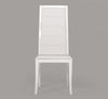 Donna - Contemporary White Leatherette Dining Chair (Set of 2)