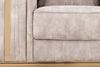 Divani Casa Dosie Transitional Beige Velvet Chair Model VGBN-S-9368-CHR-BGE