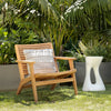 Janine Natural Finish Outdoor Occasional Chair Model DOV0453