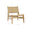 Mable Natural Outdoor Occasional Chair Model DOV0458