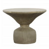 Kavala Grey Concrete Coated Finish Outdoor Side Table Model DOV0472