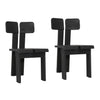 Teagan Black Dining Chair Set Of 2 Model DOV0479-BLCK